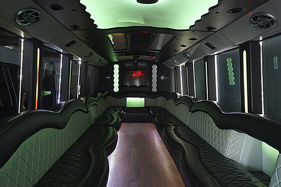 party bus interior